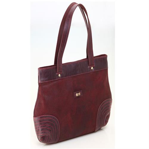 کیف چرم دستی زنانه ترکیبی دیبا کد HB2